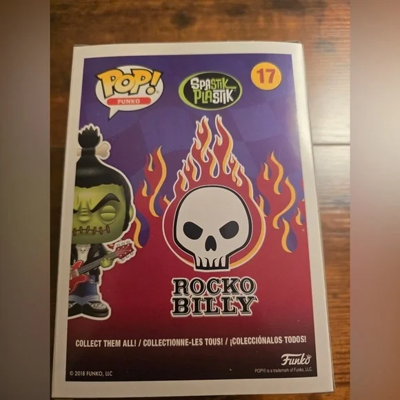 Funko Pop! Spastik Plastik #17 Rocko Billy Funko Shop Limited Edition Exclusive - Picture 2 of 3